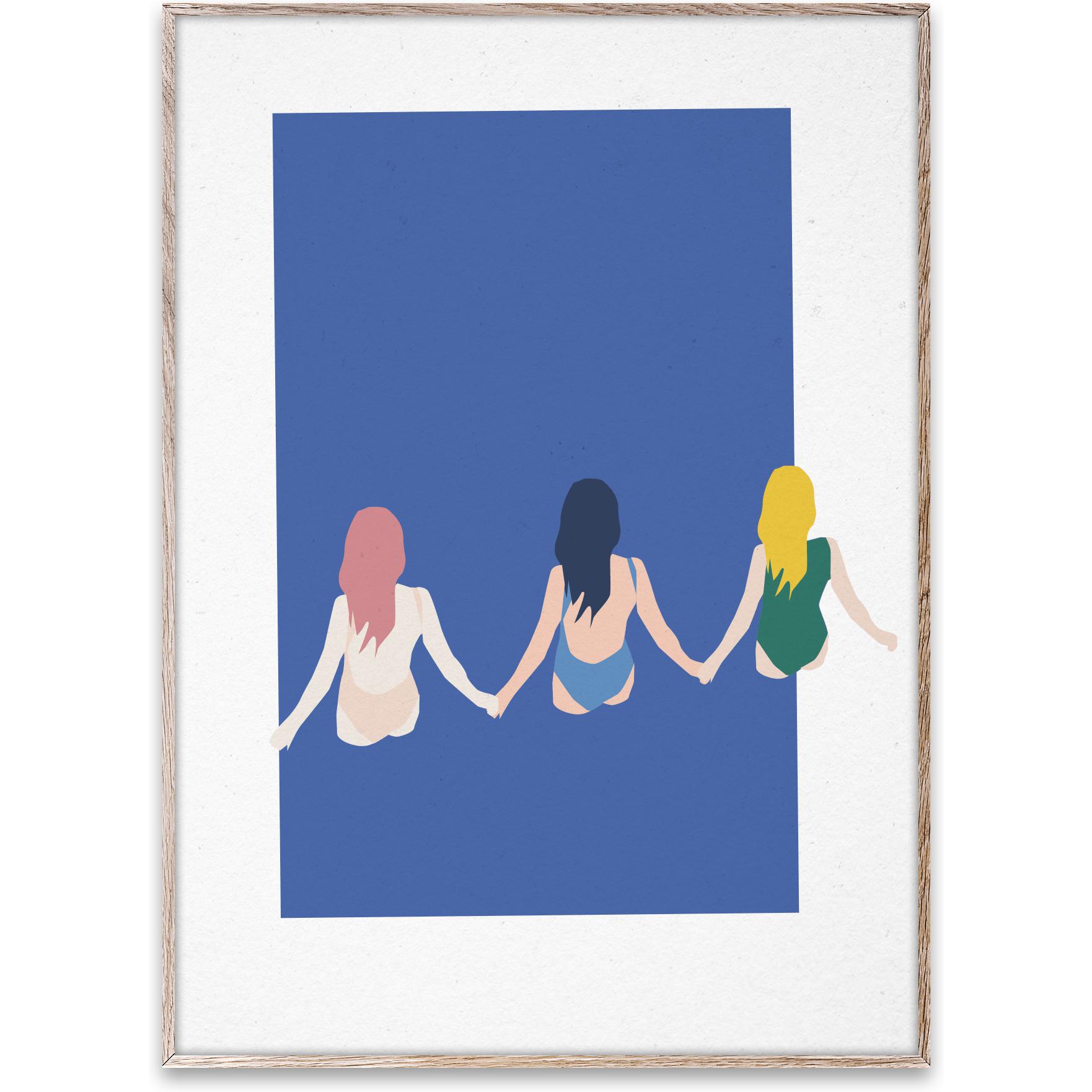 Paper Collective Girls Plakat, 50X70 Cm