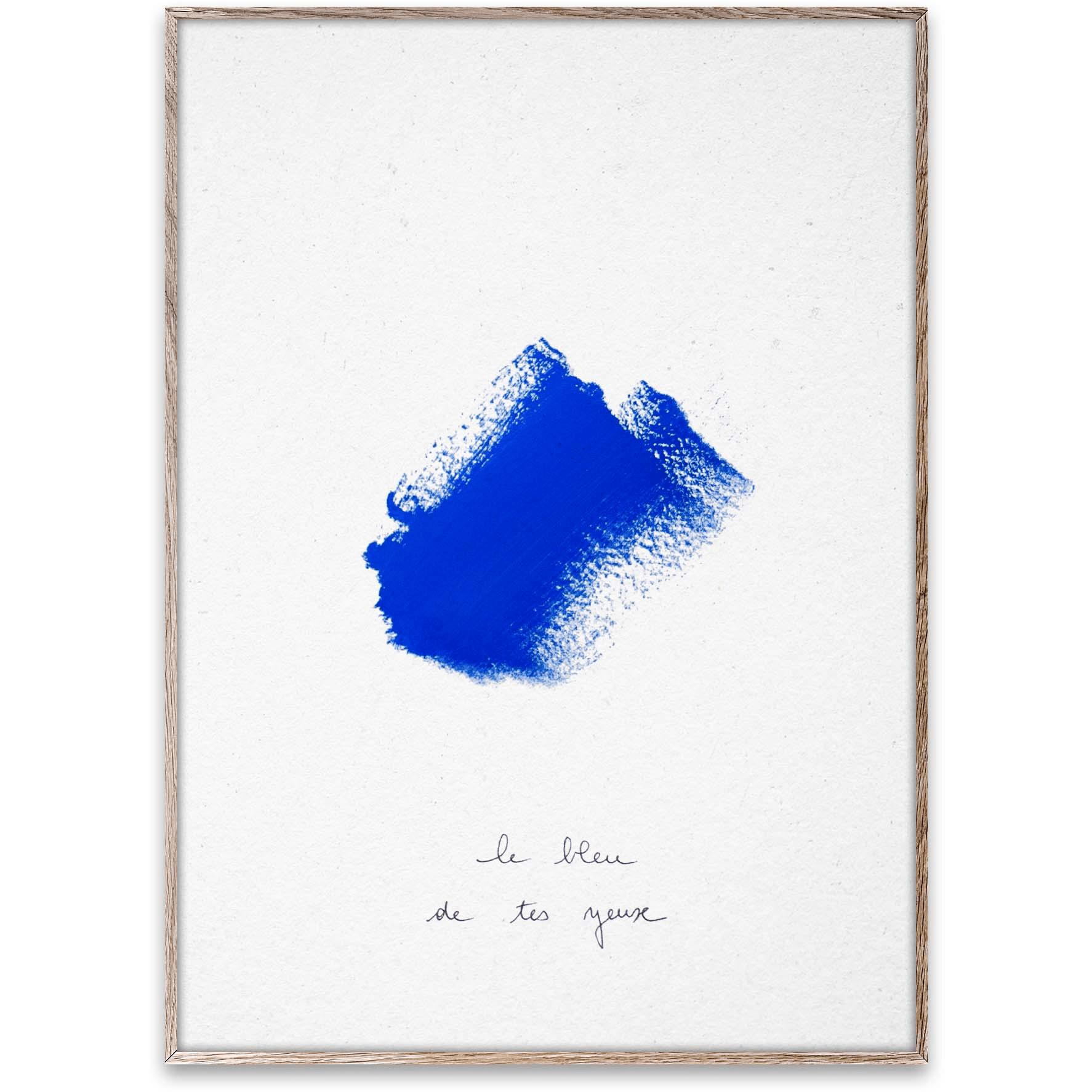 Paper Collective Le Bleu Iii Plakat, 30X40 Cm
