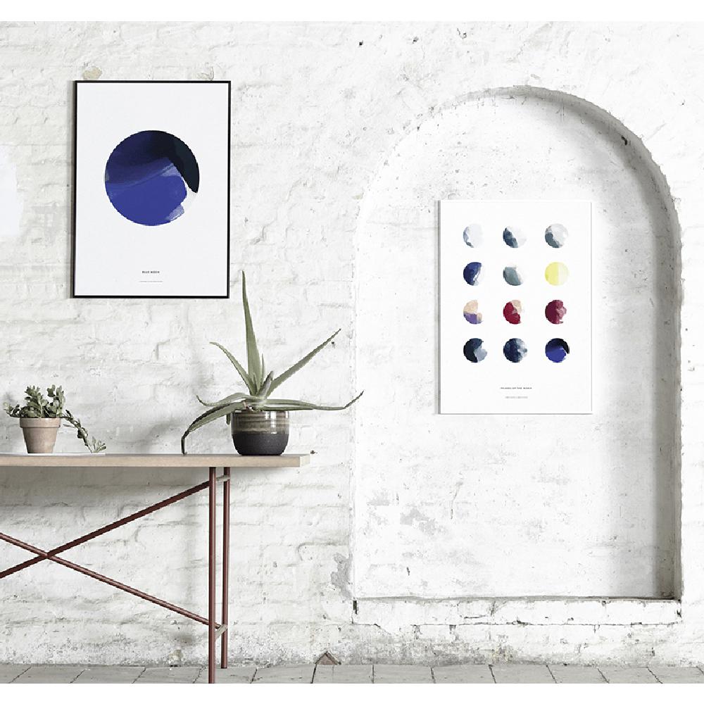 Paper Collective Moon Phases Plakat, 50X70 Cm