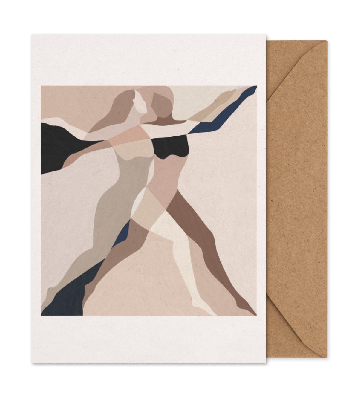 Paper Collective Two Dancers Art Card