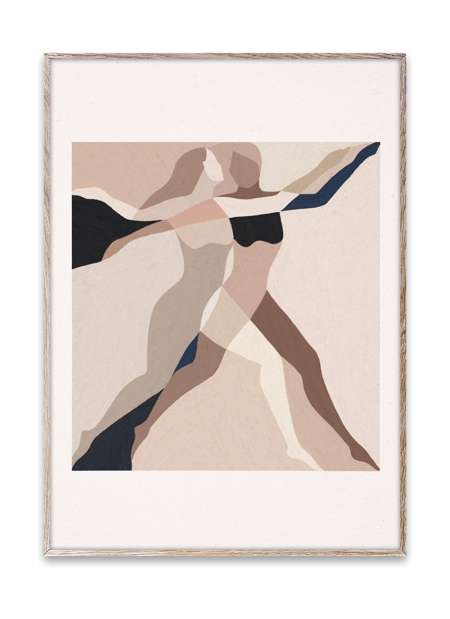 Paper Collective Two Dancers Plakat, 30X40 Cm