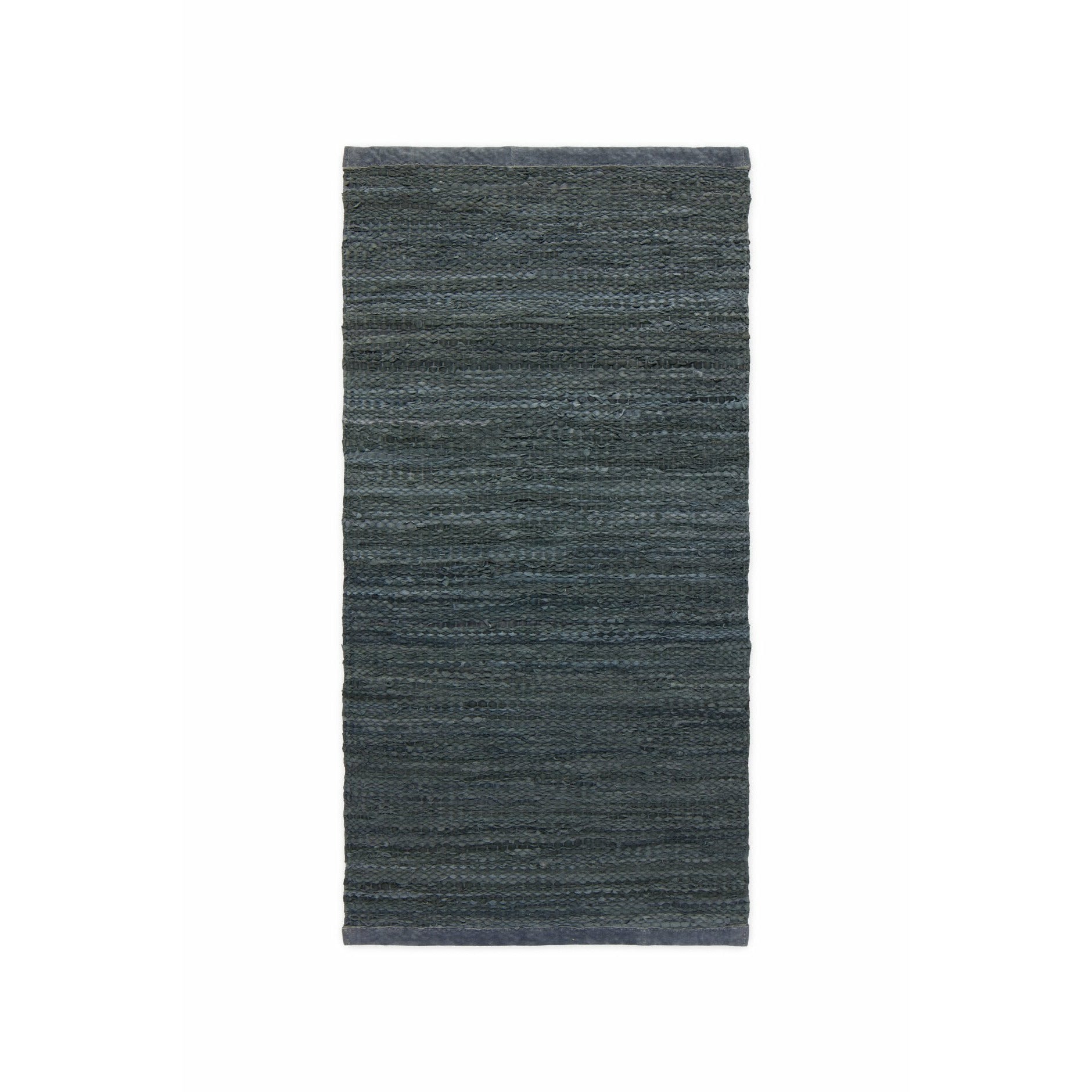 Rug Solid Leather Tæppe Dark Grey, 75 x 500 cm