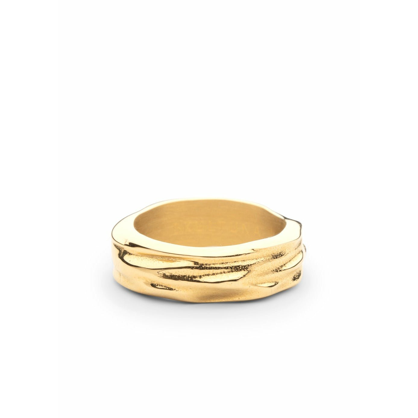 Skultuna Opaque Objects Thick Ring Lille Mat Guld, Ø1,6 cm