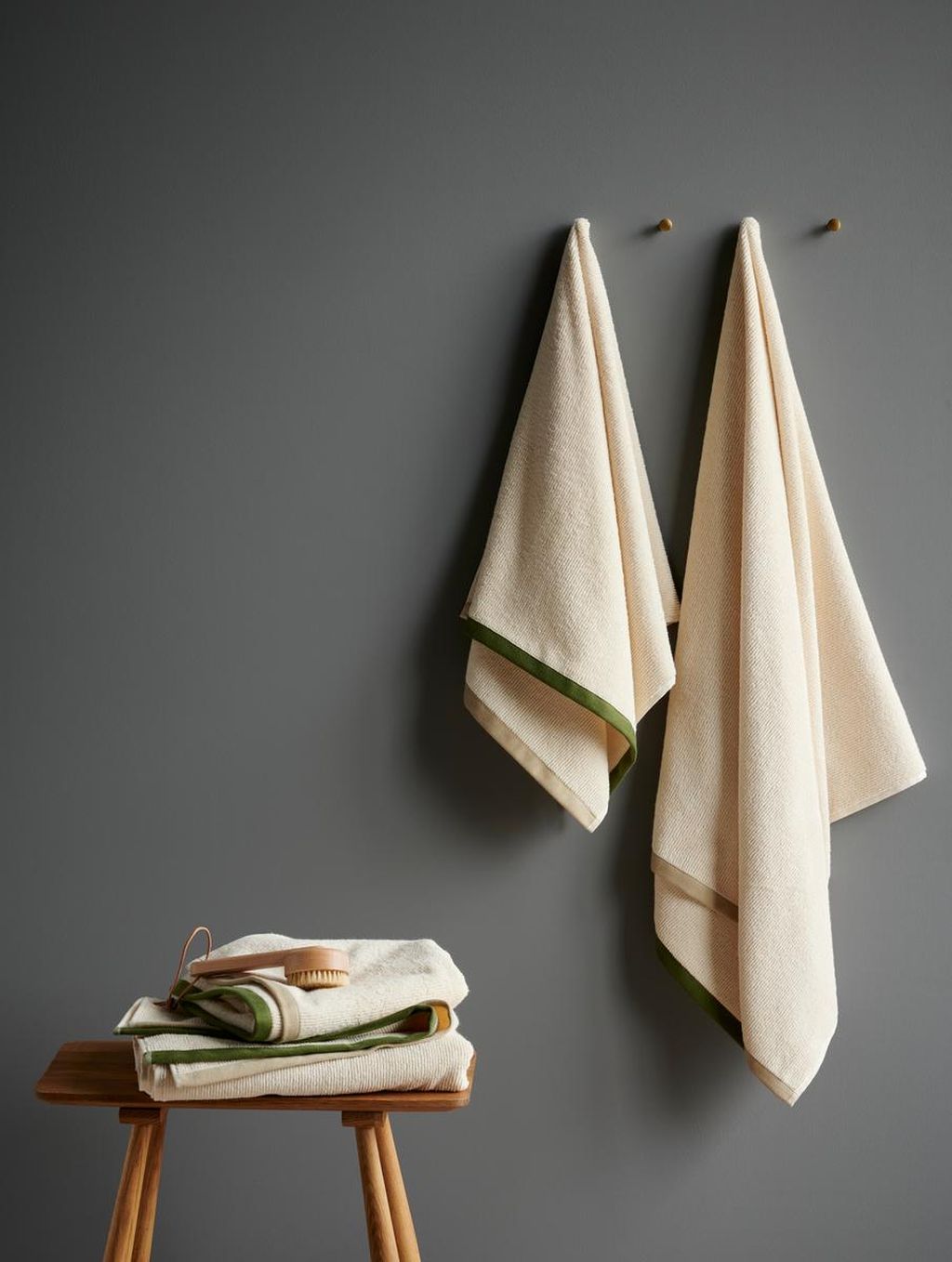 Södahl Contrast Håndklæde 50x100 cm, Oliven