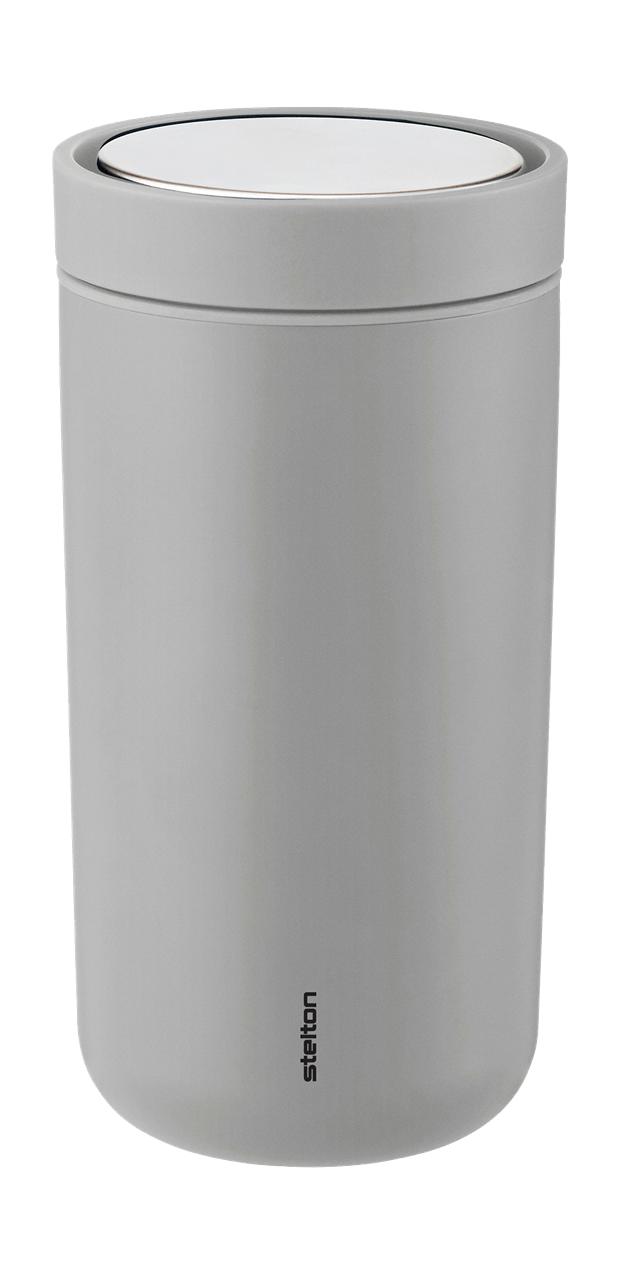 Stelton To Go Click To Go Kop 0,2 L, Soft Lysegrå