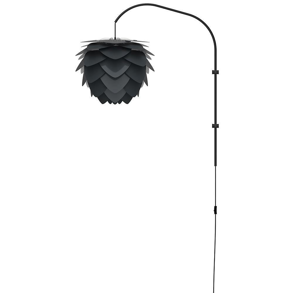 Umage Willow enkeltgulv står svart, 123 cm