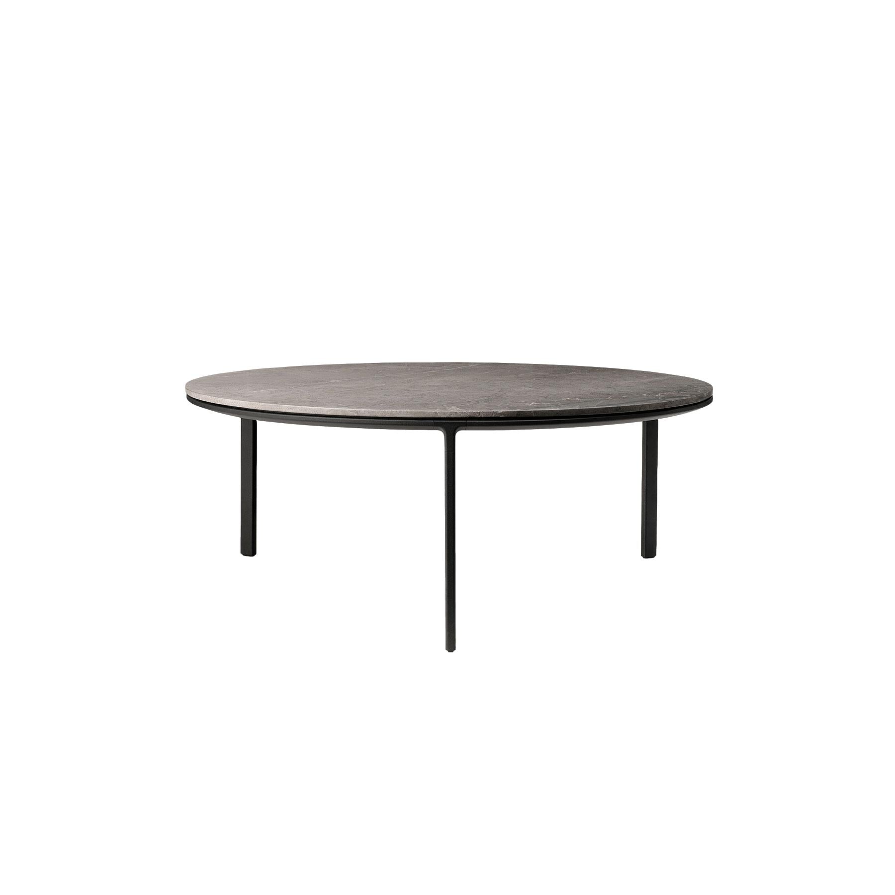 Vipp 425 Kaffebord, Lysegrå Marble, Ø 90cm