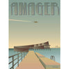 Vissevasse Amager Snail Poster, 15x21 cm