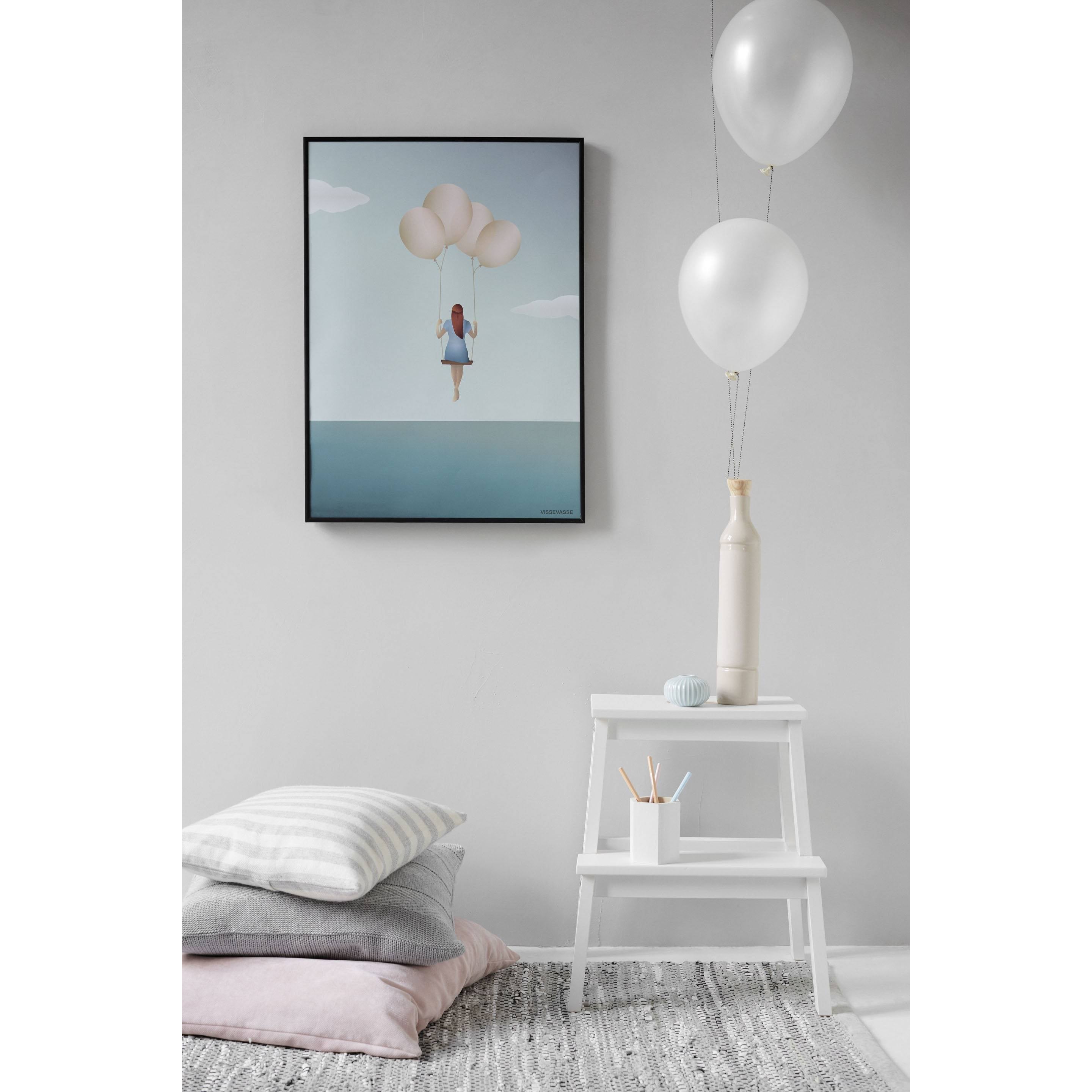 Vissevasse Balloon Dream Poster, 15x21 cm