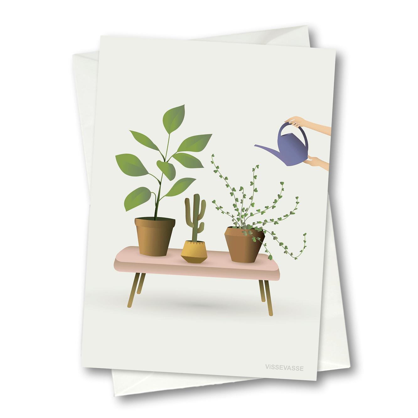 Vissevasse Growing Plants Anledningskort, 10,5x15cm