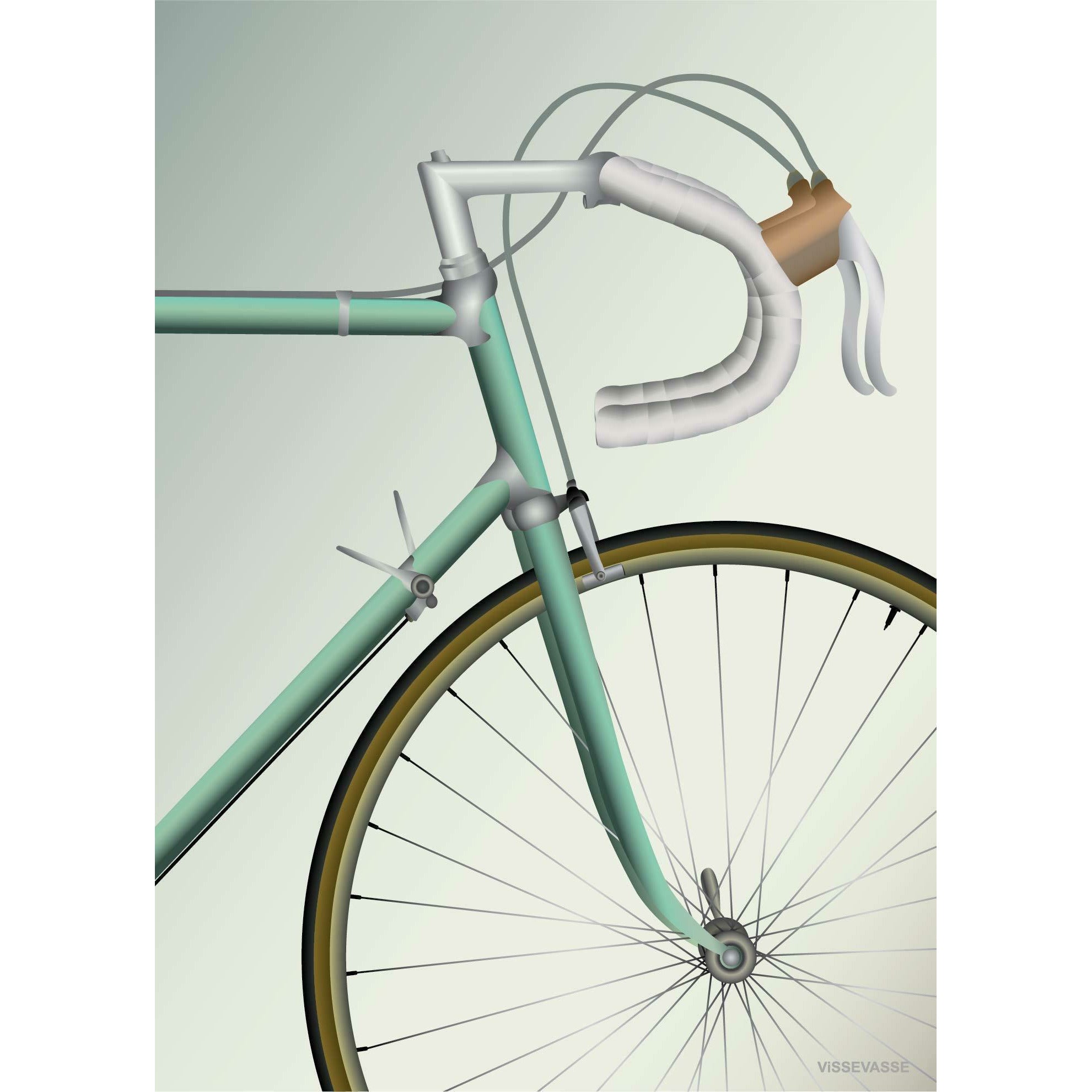 Vissevasse Racing Bicycle Plakat, 50X70 Cm