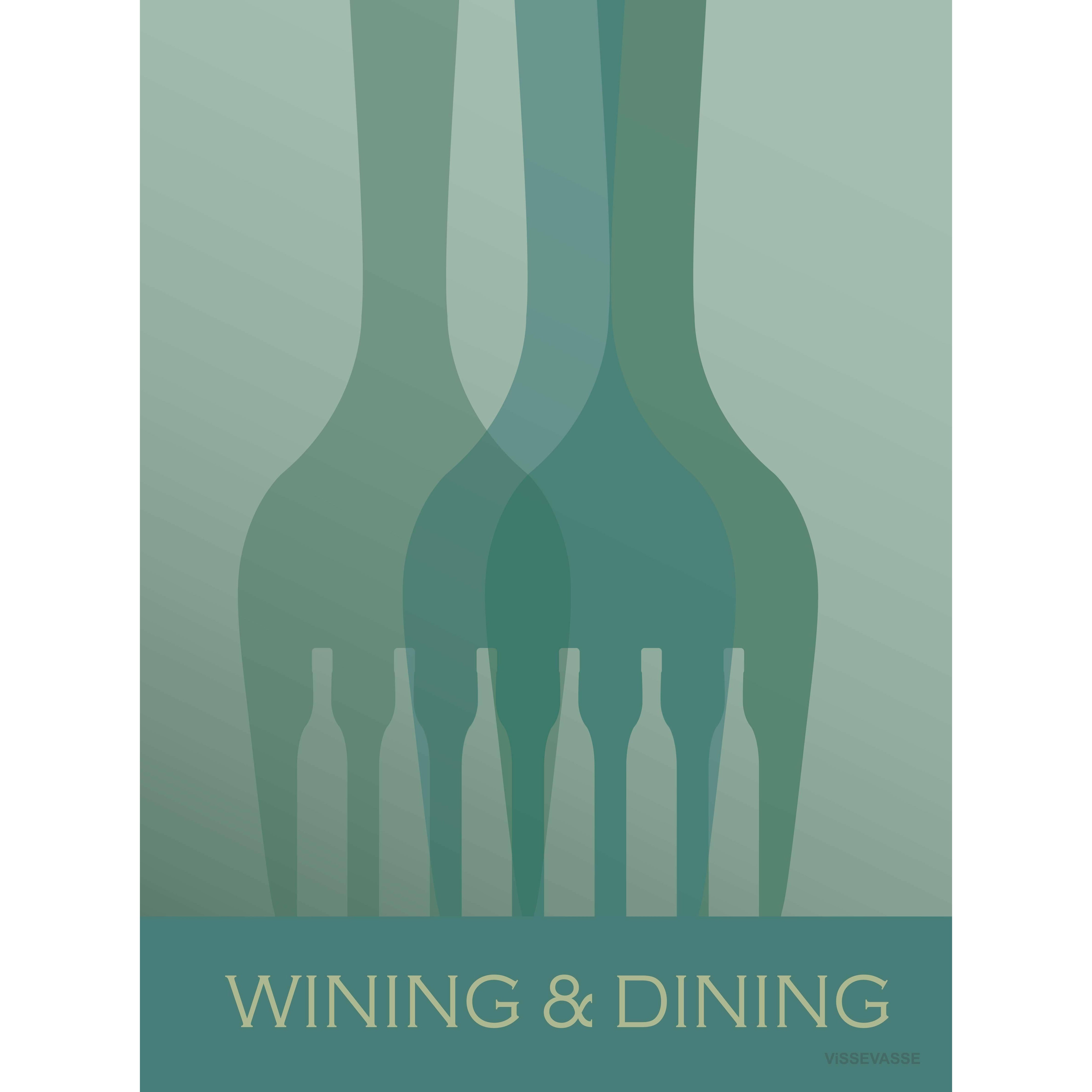 Vissevasse Wining & Dining Plakat, 70X100 Cm