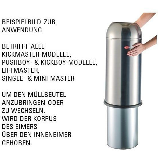 Wesco Mini Master Affaldsspand 6 Liter, Hvid Mat