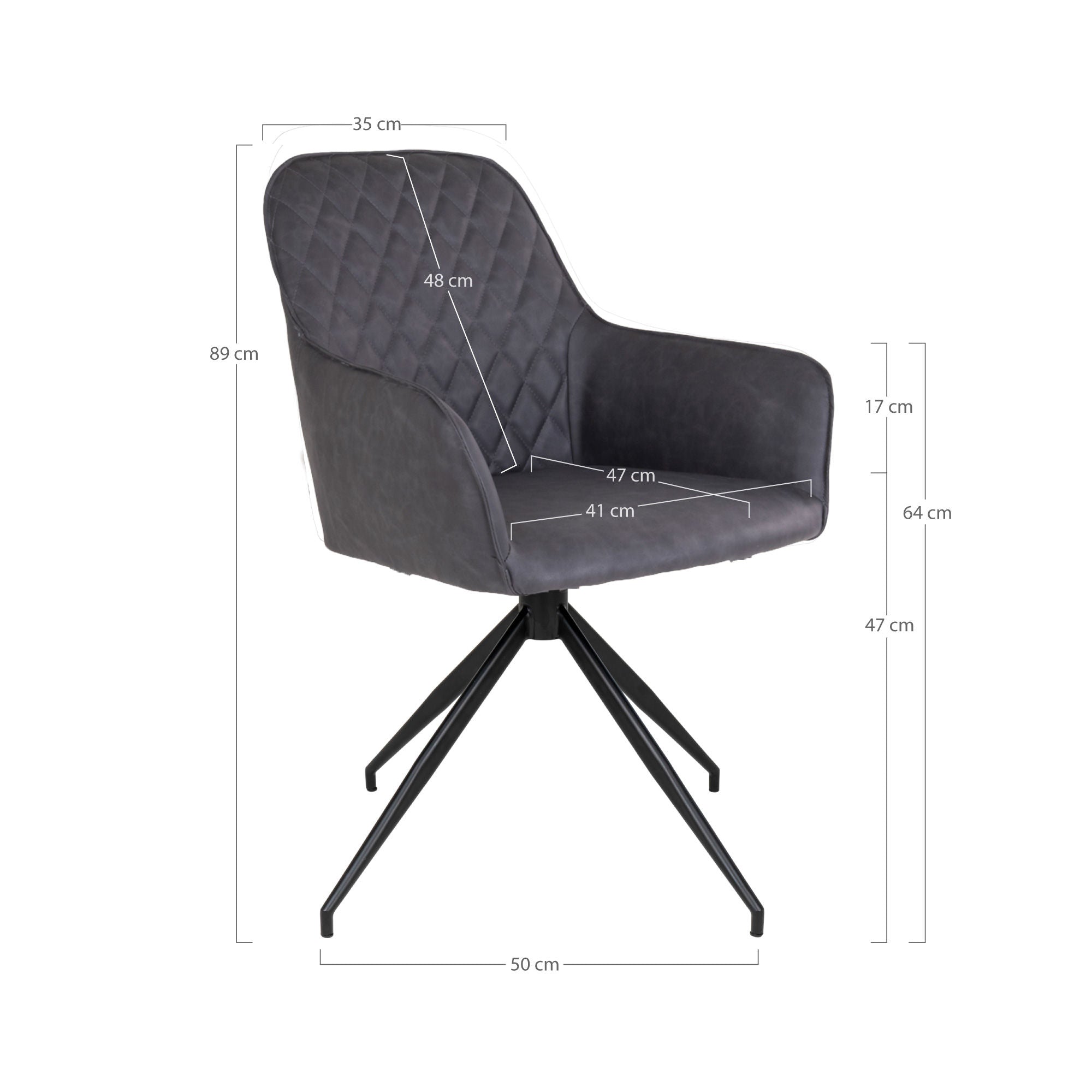 House Nordic Harbo Dining Chair with Swivel