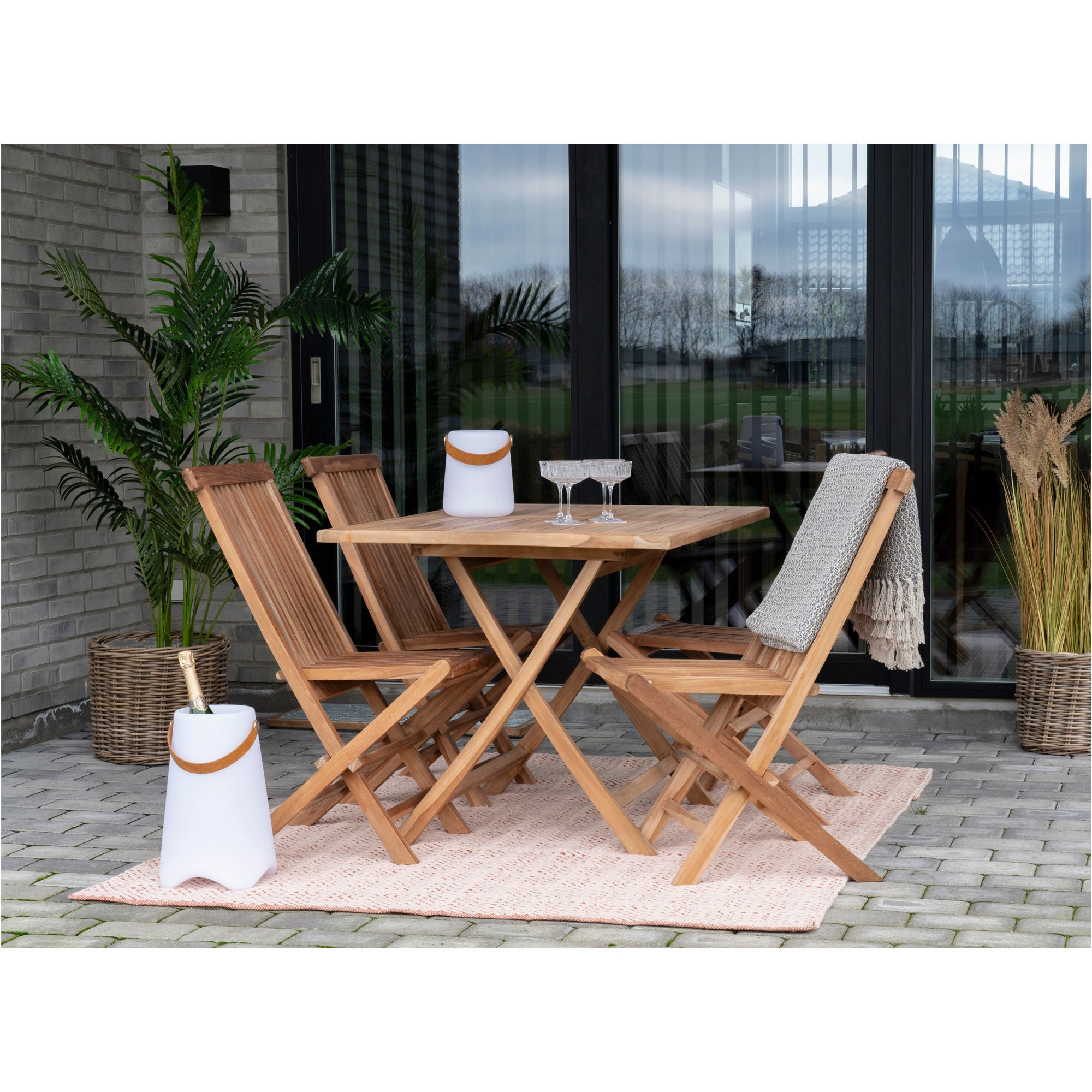 House Nordic Toledo Teak Dining Chair - Set of 2