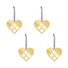 Ai Ries Herz Gold Set Of 4, Small