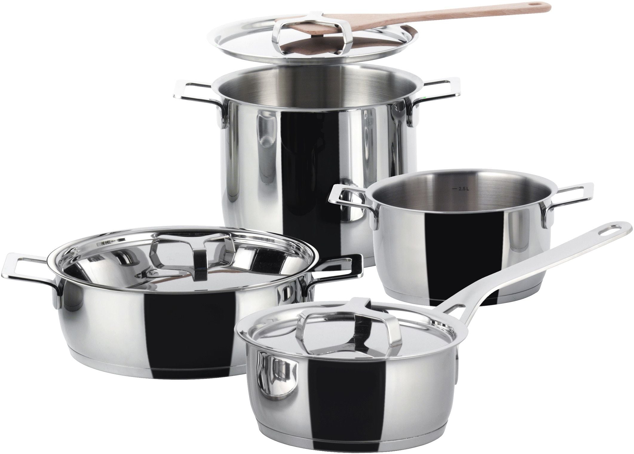 [product_category]-Alessi 7 Piece Pots & Pans Set-Alessi-8003299965984-AJM100S7-ALE-2