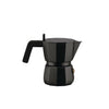 Alessi Moka Espresso Coffee Maker Black, 1 Cup