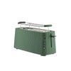 Alessi Plissé Long Double Toaster, Green