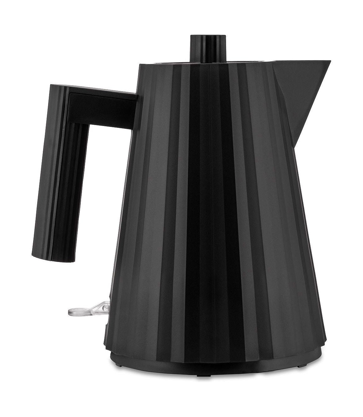 [product_category]-Alessi Plissé Water Kettle 1 Liter, Black-Alessi-8003299439577-MDL06-1 B-ALE-1