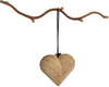 Architectmade Christmas Heart Oak, 3stk