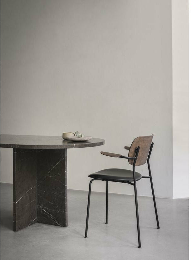 [product_category]-Audo Copenhagen Co Food Chair With Armrest Dark Stained Oak, Black-Audo Copenhagen-5709262024872-1165849-MEN-46