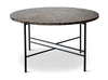 Bent Hansen Metro Coffee Table ø 65 Cm, Emperador Dark Brown Marble