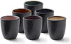 Bitz Espresso Cups Set, Different Colors, 6 Pcs.