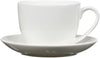 Bitz Mug With Saucer, White, 24cl