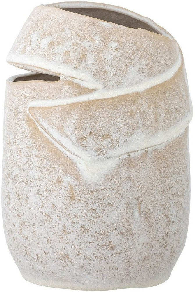 [product_category]-Bloomingville Abeera Vase, Nature, Stoneware-Bloomingville-5711173324149-82058442-BLO-1