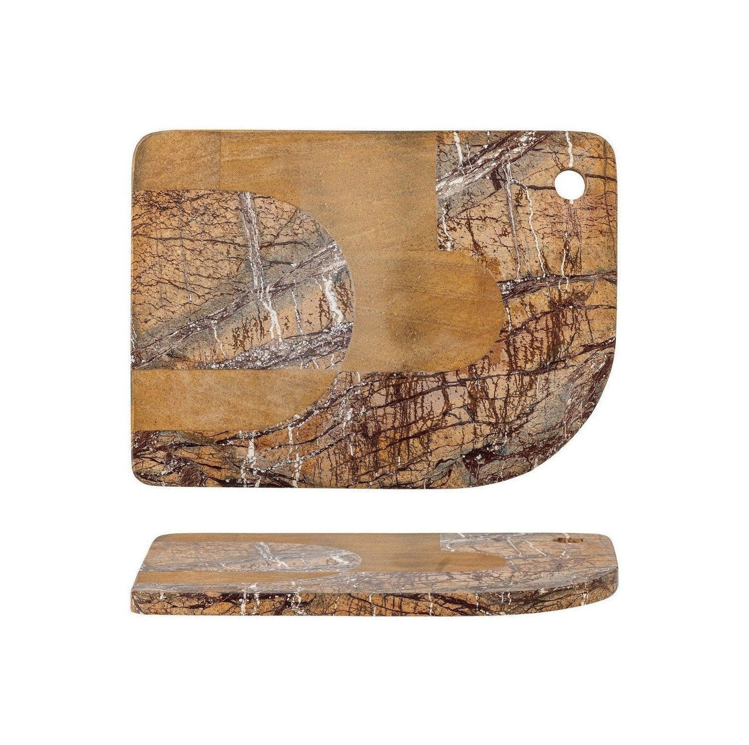 [product_category]-Bloomingville Abrianna Cutting Board, Brown, Marble-Bloomingville-5711173334148-82068218-BLO-1