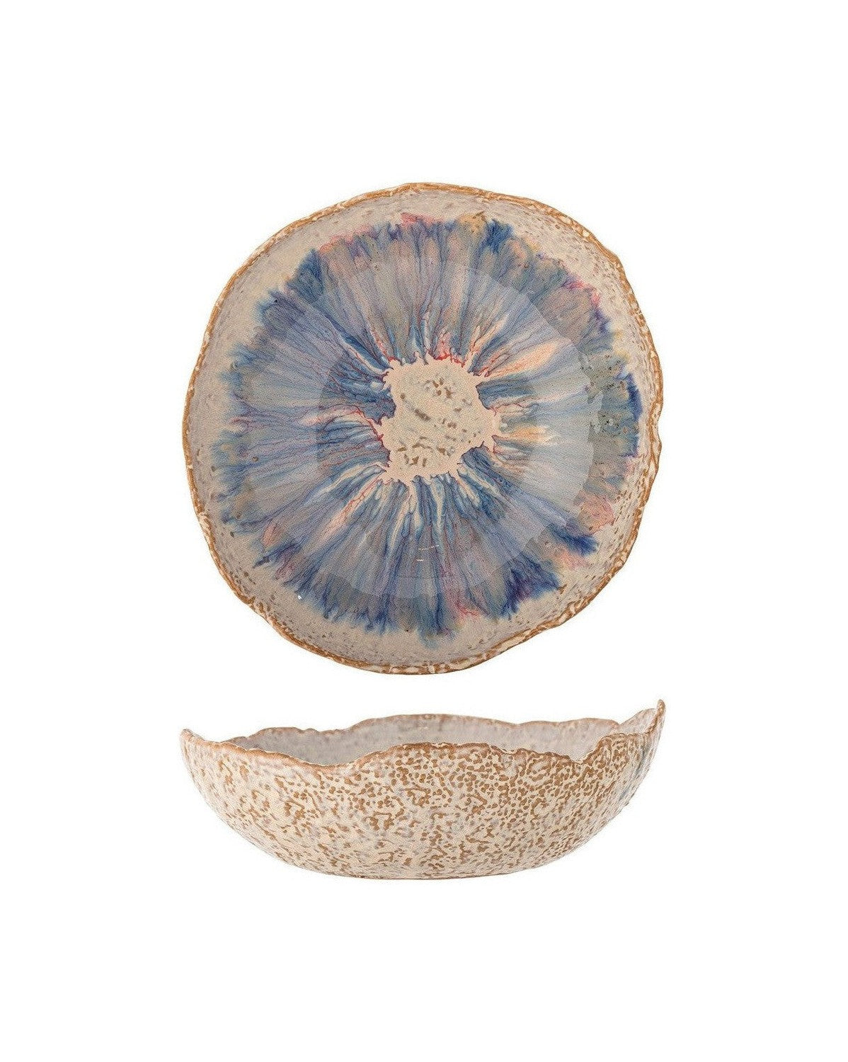 [product_category]-Bloomingville Amalia Bowl, Blue, Stoneware-Bloomingville-5711173331956-82061435-BLO-1