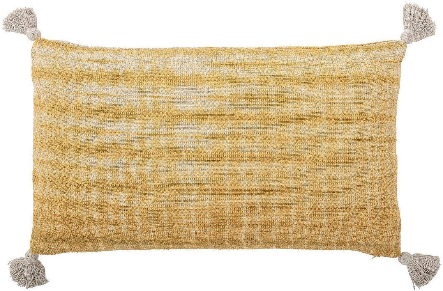 [product_category]-Bloomingville Decia Cushion, Yellow, Recycled Cotton-Bloomingville-5711173277070-82052412-BLO-1