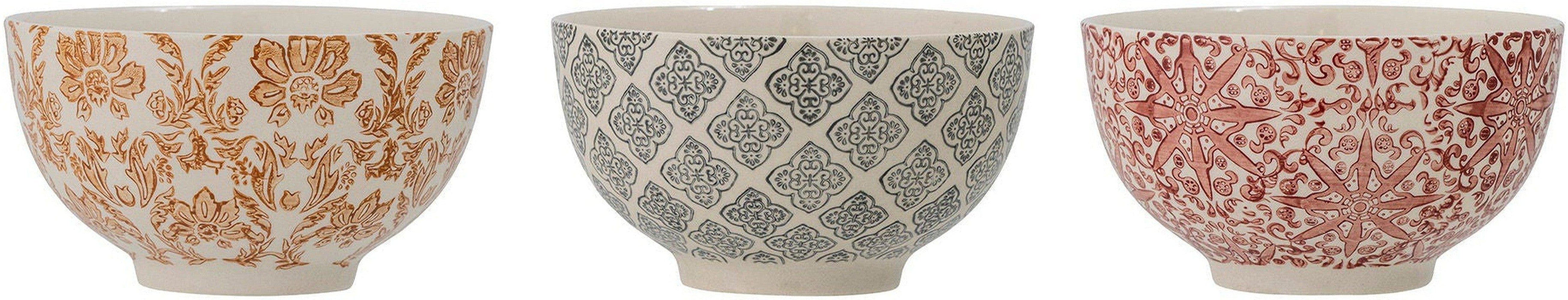 [product_category]-Bloomingville Genia Bowl, Brown, Stoneware-Bloomingville-5711173297610-82054214-BLO-1