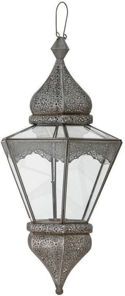 [product_category]-Bloomingville Isabell Lantern, Grey, Glass-Bloomingville-5711173269976-82050551-BLO-1