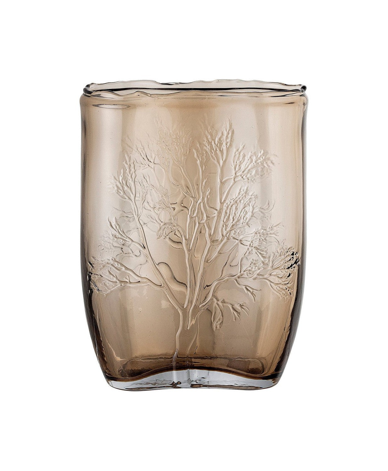 Bloomingville Jara Vase, Brown, Glass