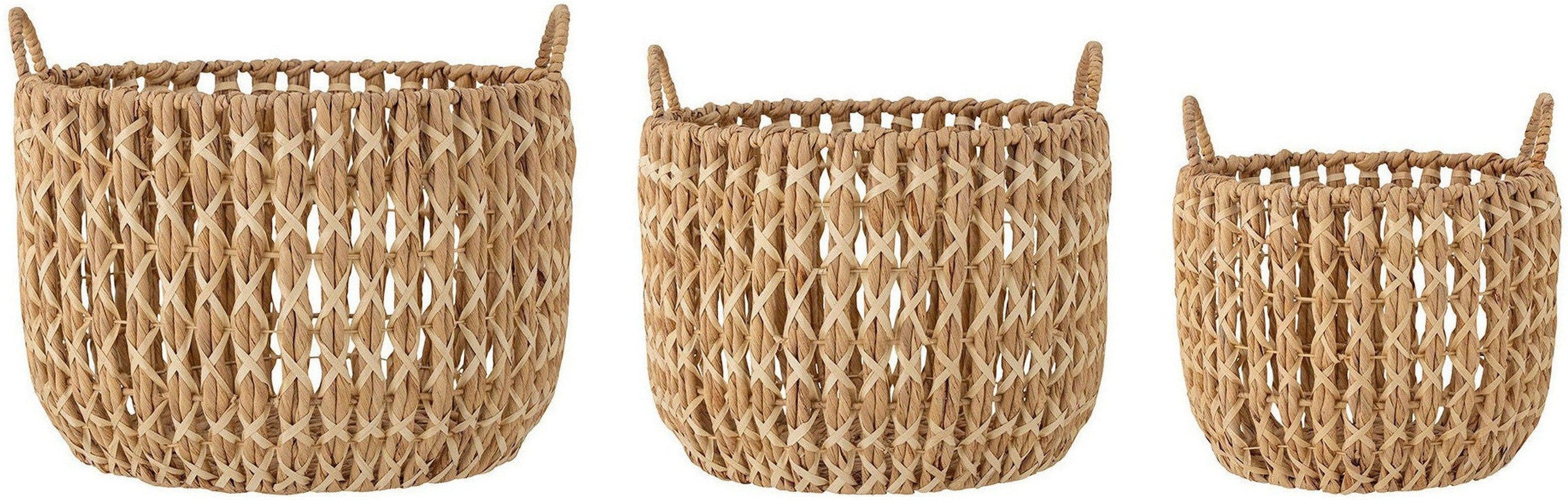 [product_category]-Bloomingville Kristel Basket, Nature, Water Hyacinth-Bloomingville-5711173304929-82056826-BLO-1