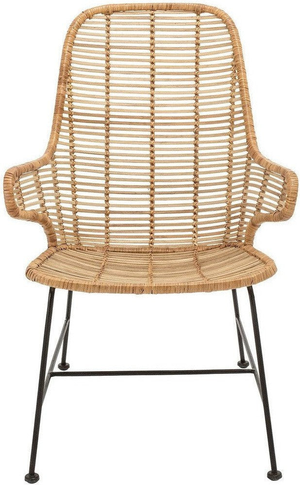 [product_category]-Bloomingville Lake Lounge Chair, Nature, Rattan-Bloomingville-5711173205165-82041278-BLO-1