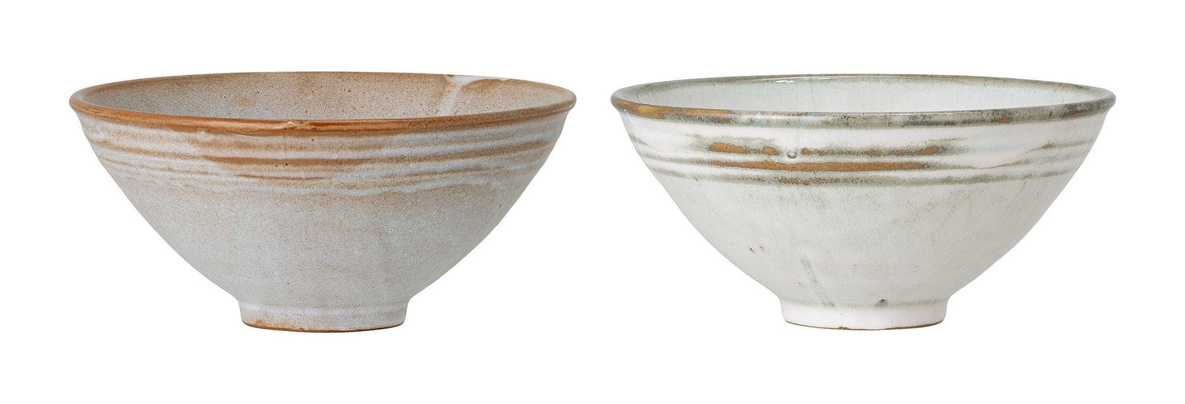 Bloomingville Masami Bowl, White, Stoneware