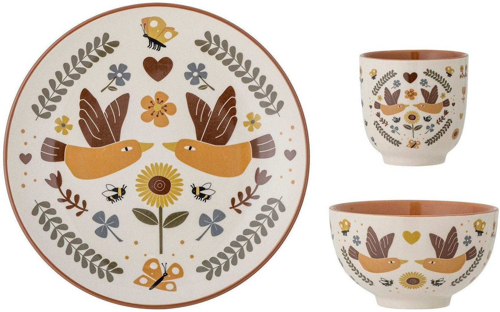 [product_category]-Bloomingville MINI Bryn Tableware Set, Nature, Stoneware-Bloomingville MINI-5711173298280-82054206-BLO-1