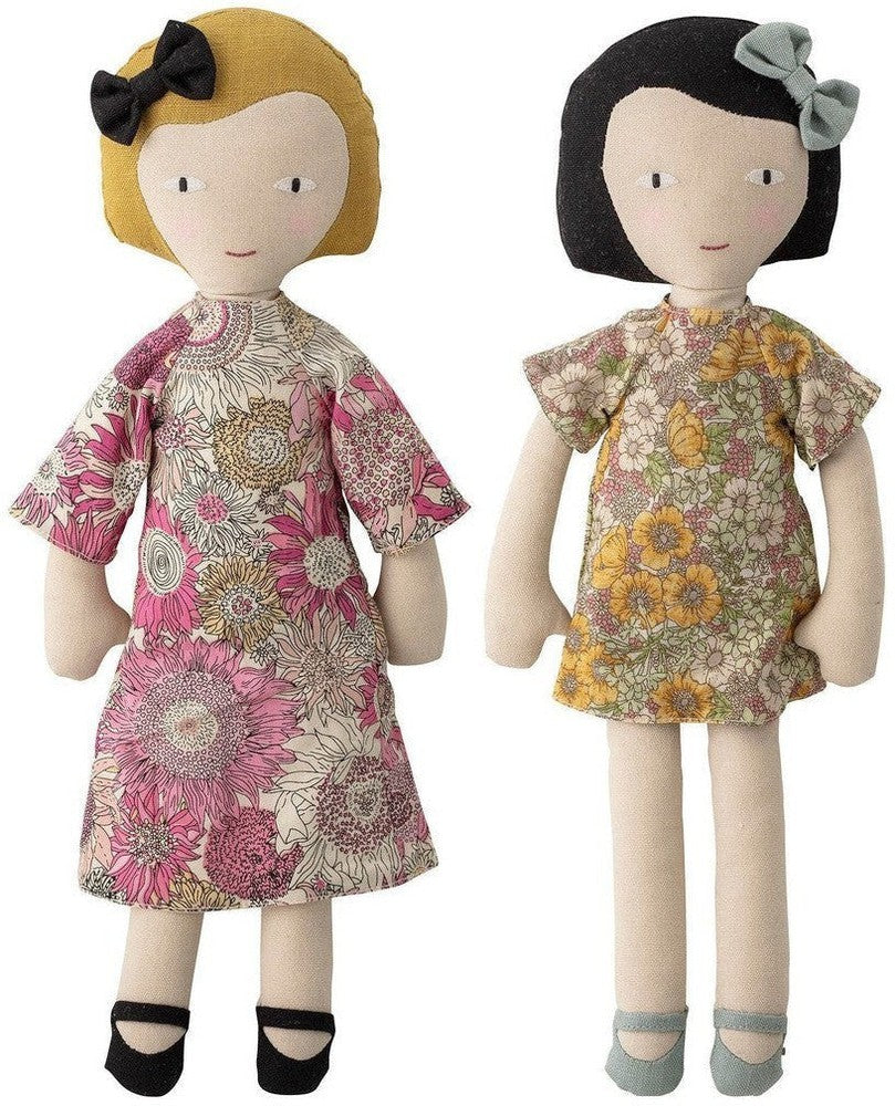 [product_category]-Bloomingville MINI Molly and Vida Doll, Rose, Cotton-Bloomingville MINI-5711173240005-82046940-BLO-1