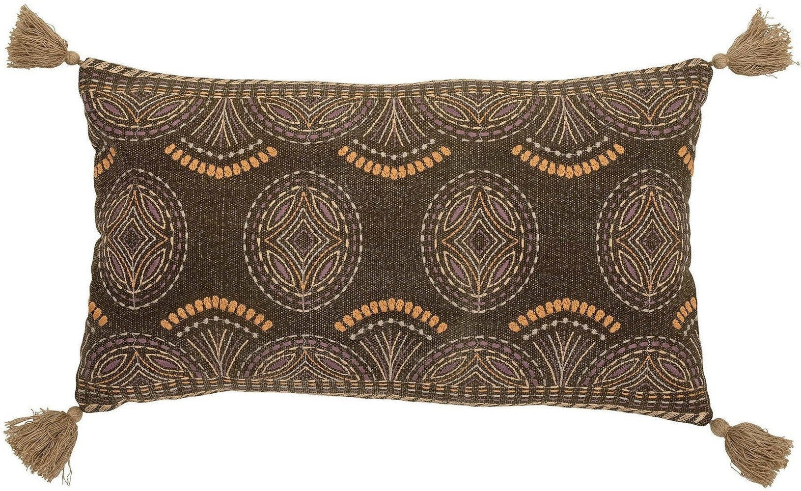 [product_category]-Bloomingville Nesma Cushion, Brown, Cotton-Bloomingville-5711173300440-82059595-BLO-1