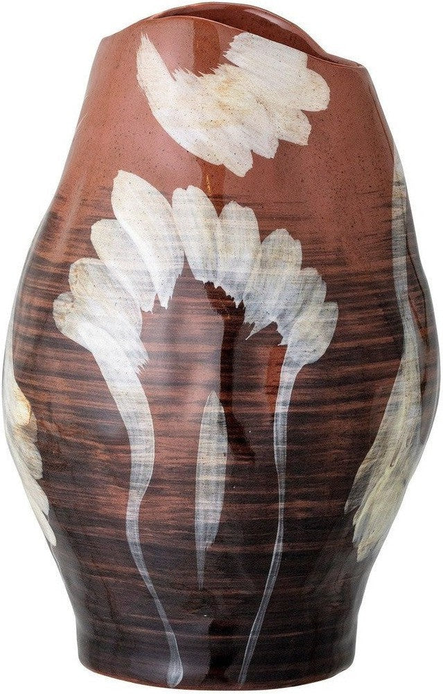 [product_category]-Bloomingville Obsa Vase, Brown, Stoneware-Bloomingville-5711173262564-82049831-BLO-1