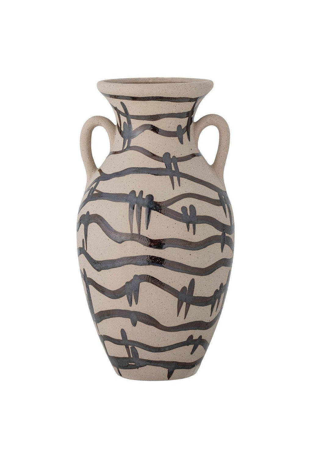 Bloomingville Ohana Vase, Black, Stoneware