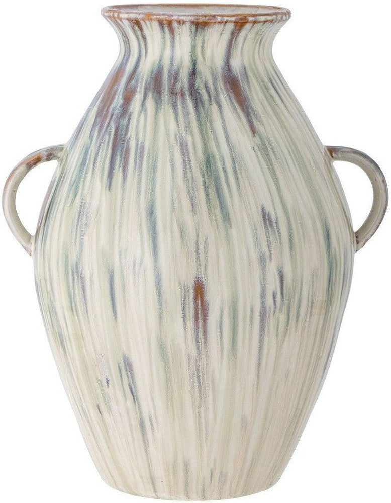 [product_category]-Bloomingville Sanella Vase, Green, Stoneware-Bloomingville-5711173316236-82060425-BLO-1