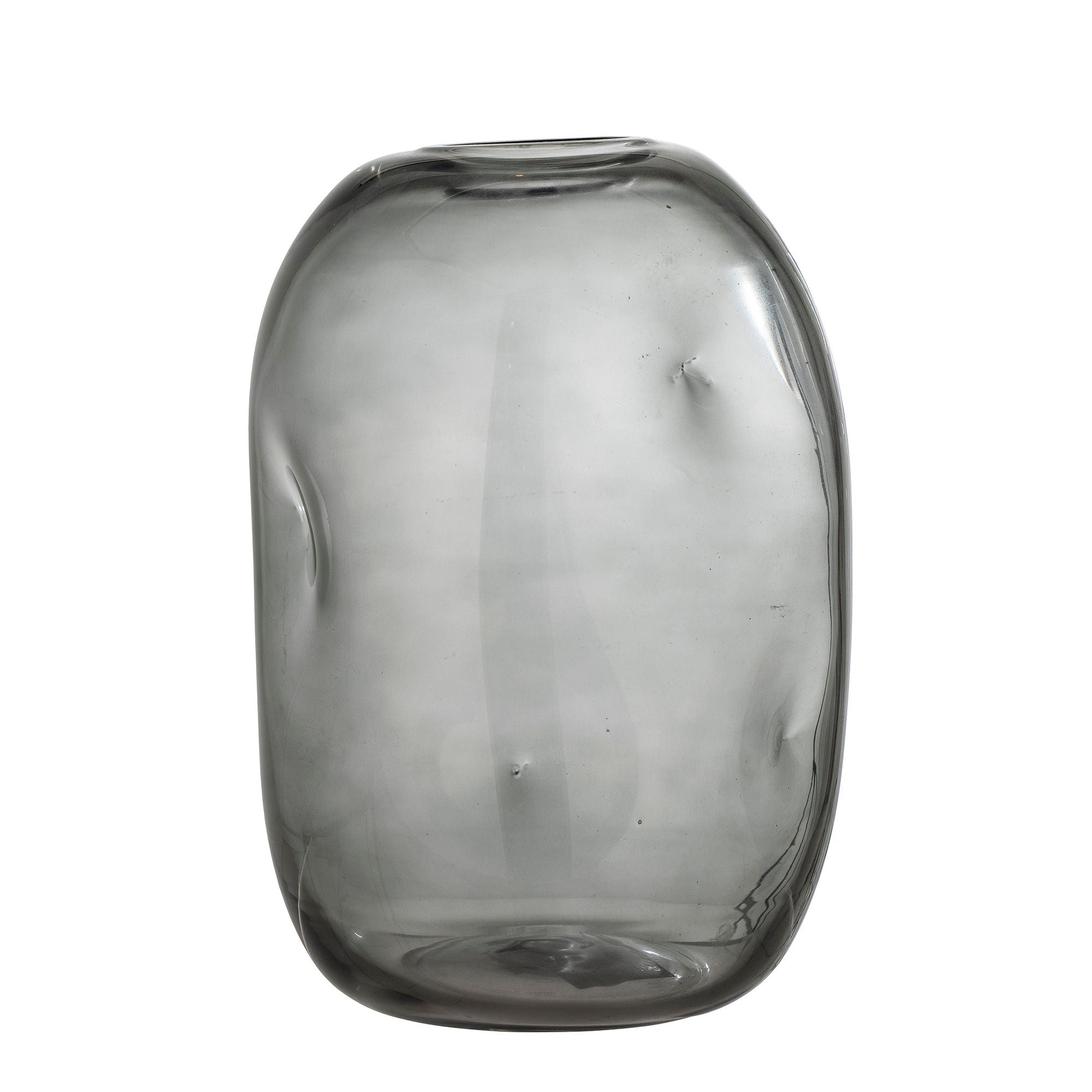 [product_category]-Bloomingville Vinda Vase, Grey, Glass-Bloomingville-5711173281527-82053370-BLO-2