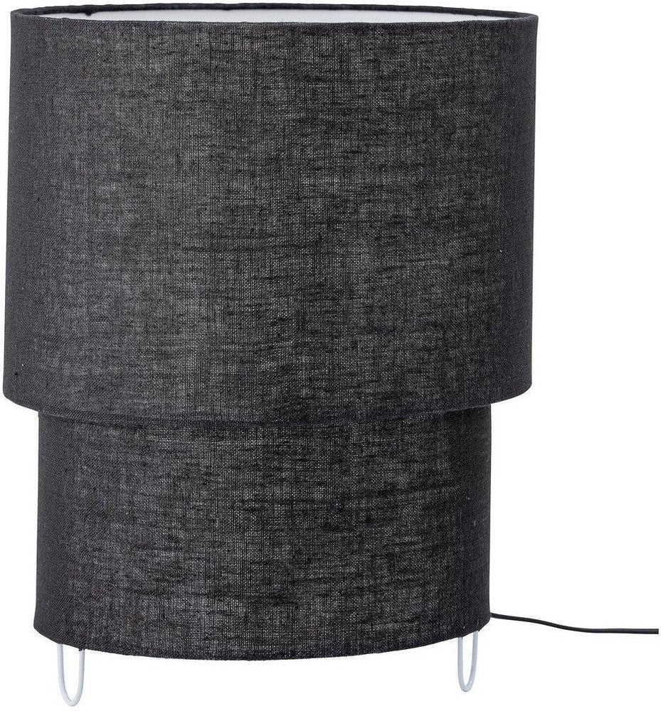 [product_category]-Bloomingville Zalt Table lamp, Black, Linen-Bloomingville-5711173283446-82053243-BLO-1