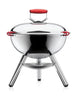 Bodum Fyrkat Picnic Charcoal Grill, Chrome