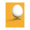 Brainchild Egg Classic Poster Without Frame 50 X70 Cm, Yellow Background