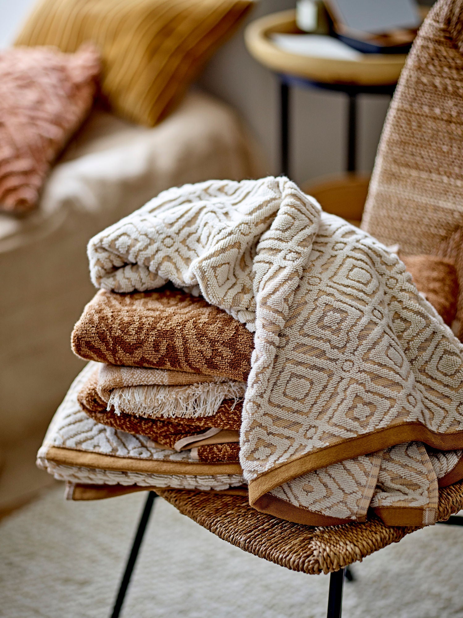 Bloomingville Malou Towel, Nature, Cotton OEKO-TEX®